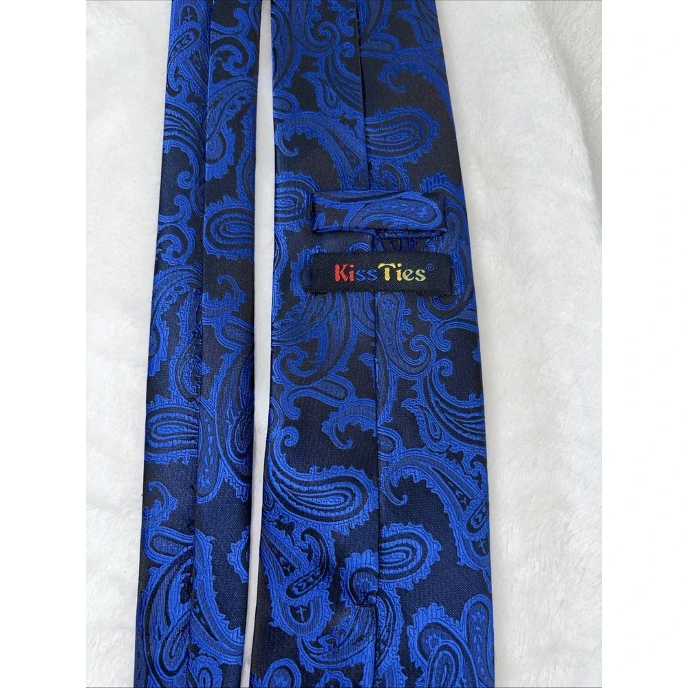 Kiss Paisley Ties Lot Of 2 Microfiber‎ Traditional Business Professional